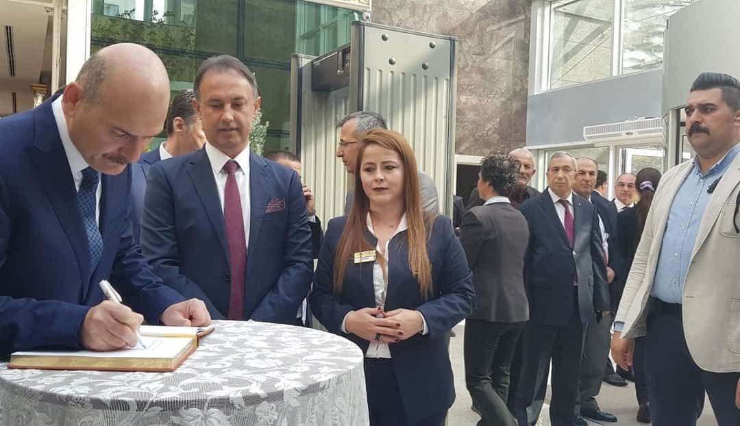 İç İşleri Bakanı Süleyman Soylu ile Gençlik ve Spor Bakanı Muharrem Kasapoğlu, Çam Hotel'i Ziyaret Etti!