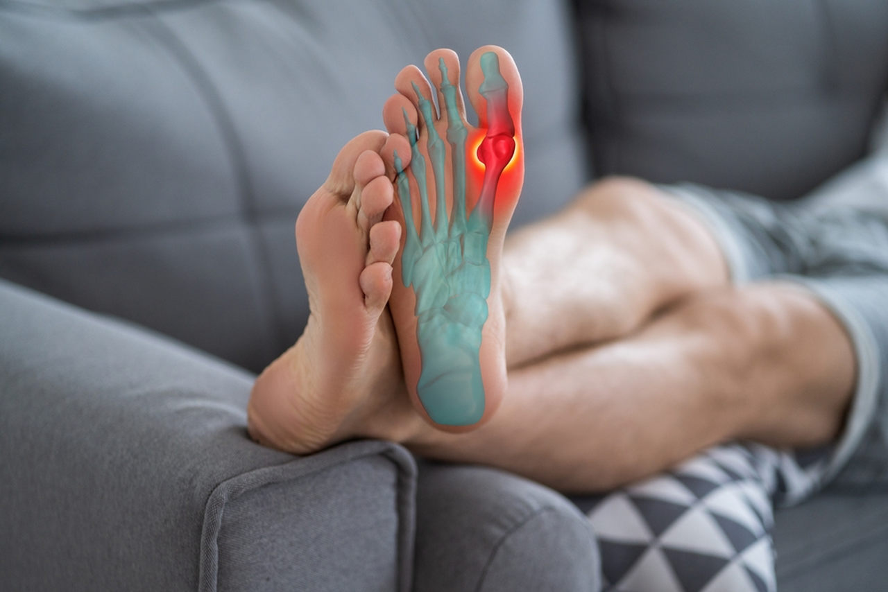insan ayağının altının fizyolojik görüntüsü