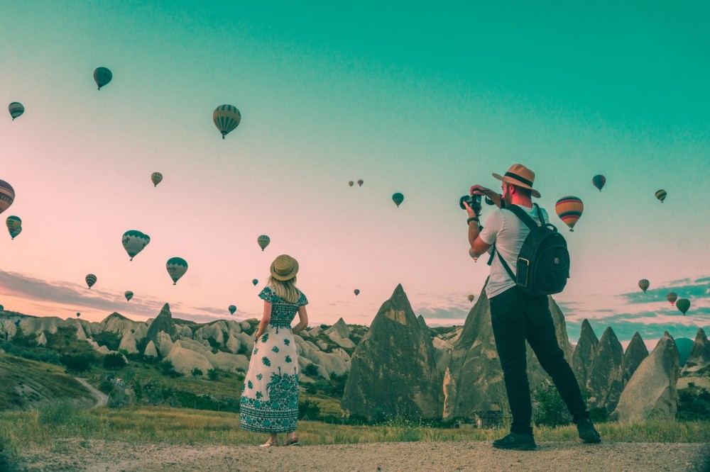 Kapadokya, Nevşehir, Türkiye'de balayına gidilecek yerler, balayı tatili, balon