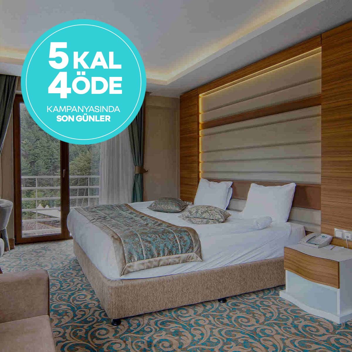 Konaklamalarınızda 5 Kal 4 Öde Fırsatı!