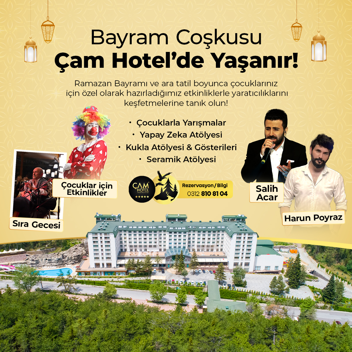 Bayram Coşkusu Çam Hotel’de Yaşanır! 