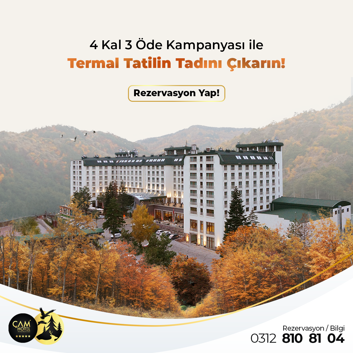 4 Kal 3 Öde Kampanyası ile Termal Tatilin Tadını Çıkarın!