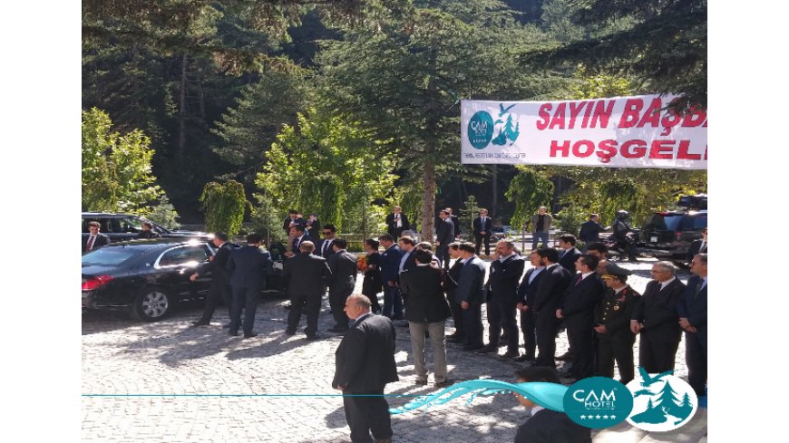 Prime Minister of the Republic of Turkey, Mr. Binali Yıldırım is Welcomed at Çam Hotel