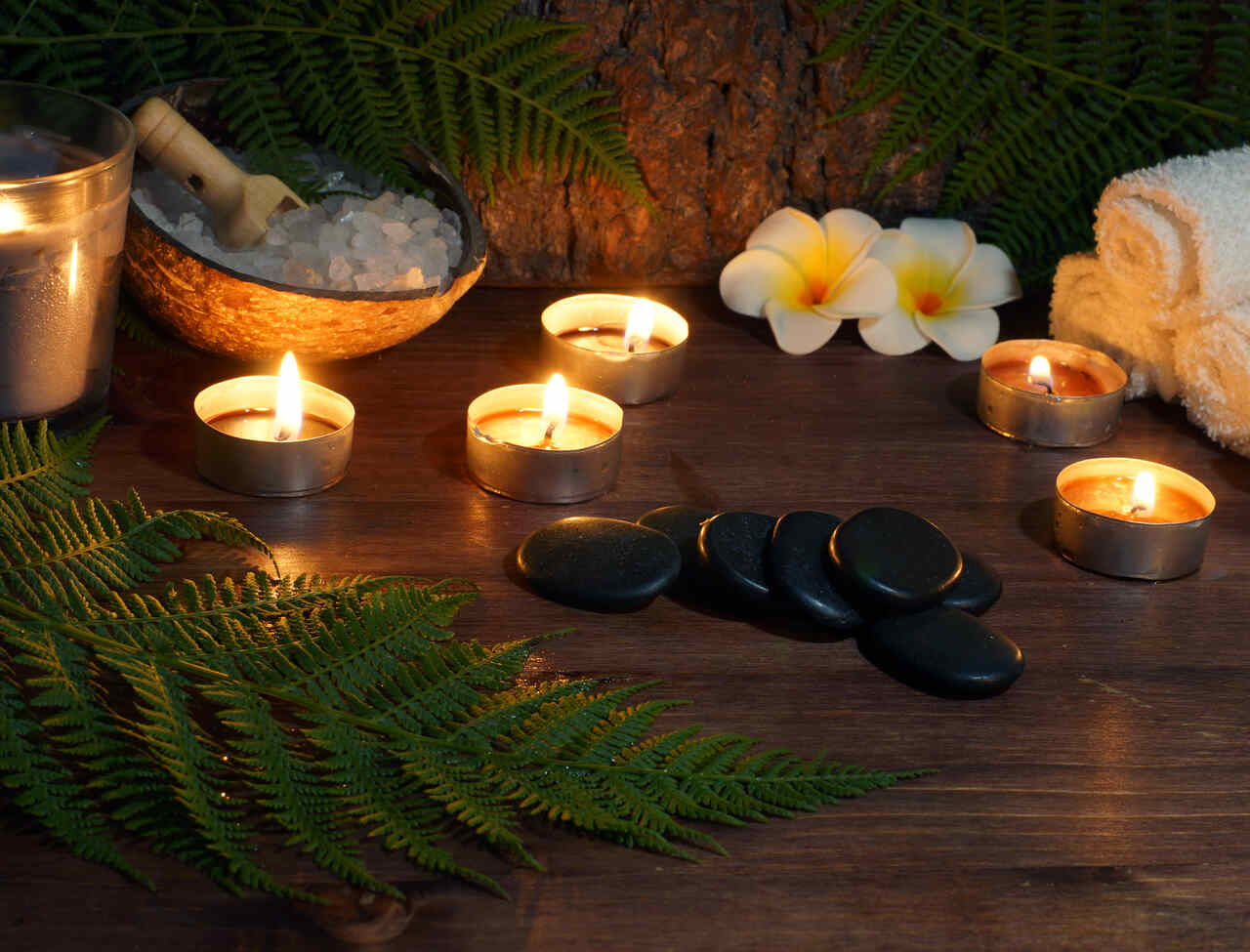 hot stone massage materials