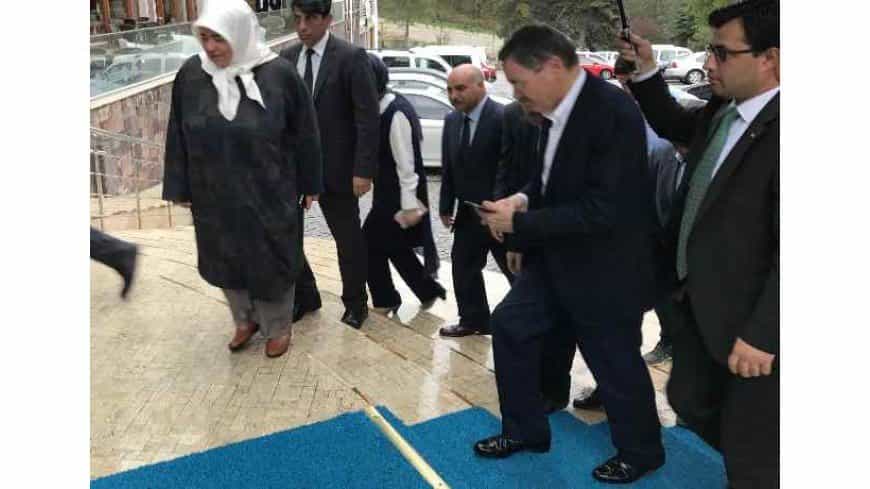 Melih Gökçek'in Çam Otel ziyareti