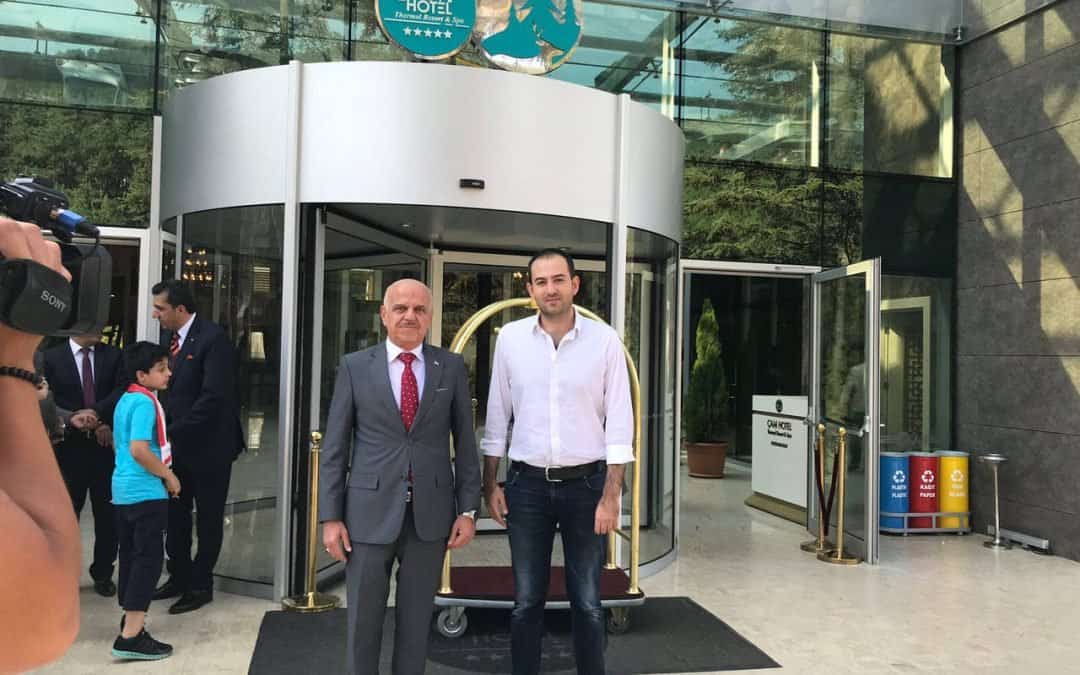 Irak Büyükelçisi'nin Çam Hotel ziyareti