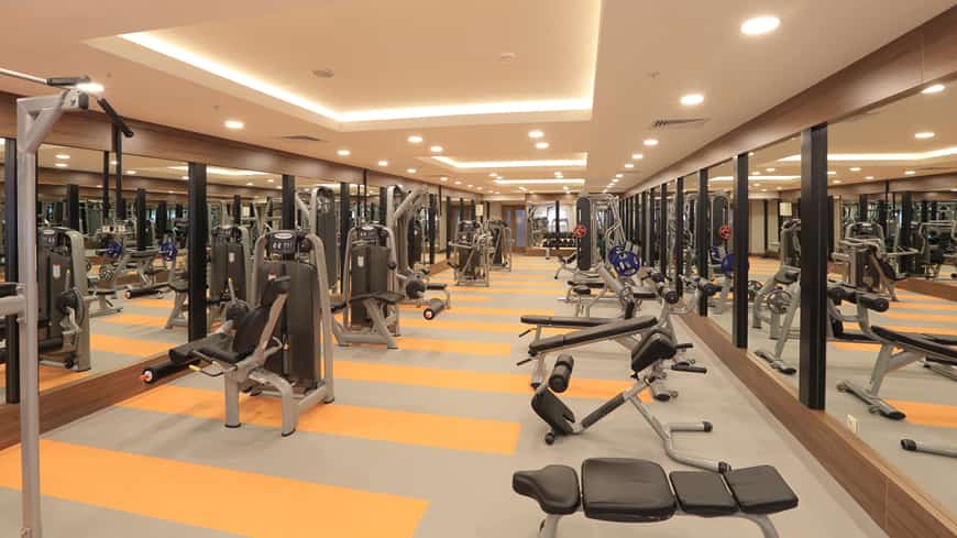 Çam Otel fitness salonu