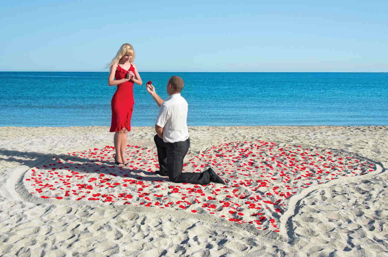 Plajda evlilik teklifi fikirleri