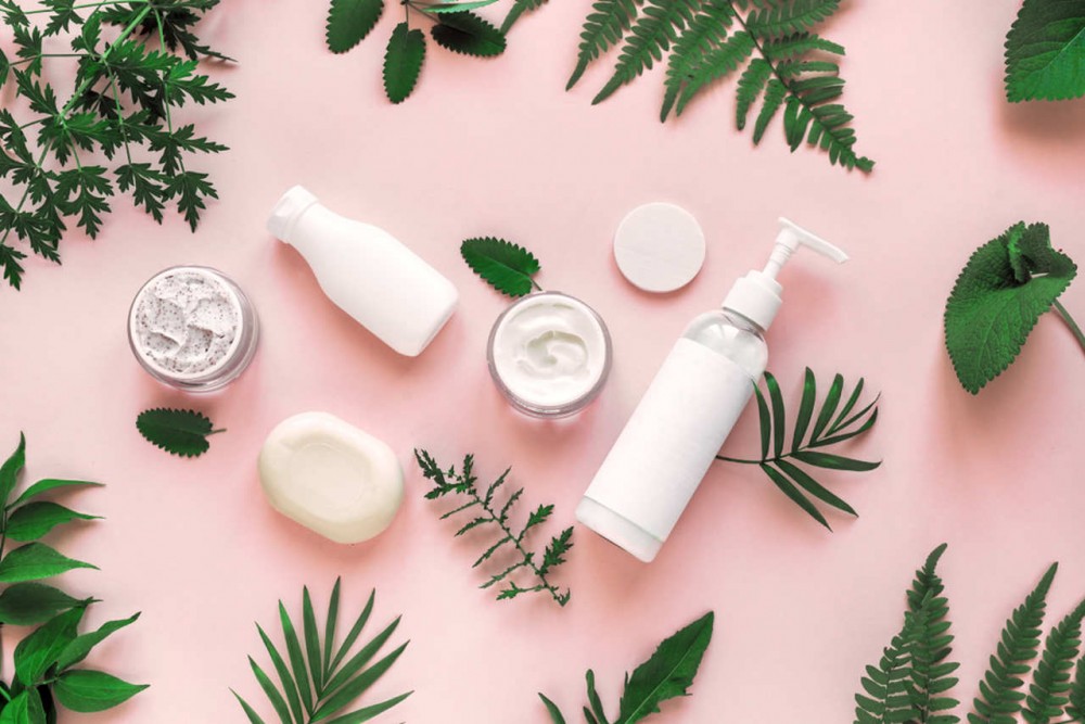 winter skincare products on the table