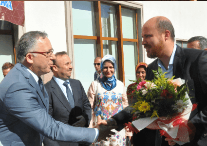 Çam Otel'i ziyaret eden Bilal Erdoğan