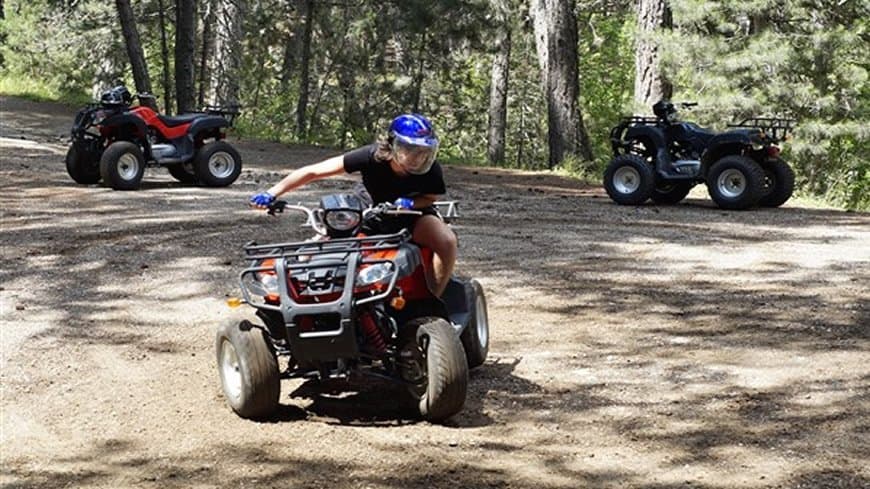 ankara atv, atv turu, kızılcahamam çam termal otel, atv'ye binen çocuklar