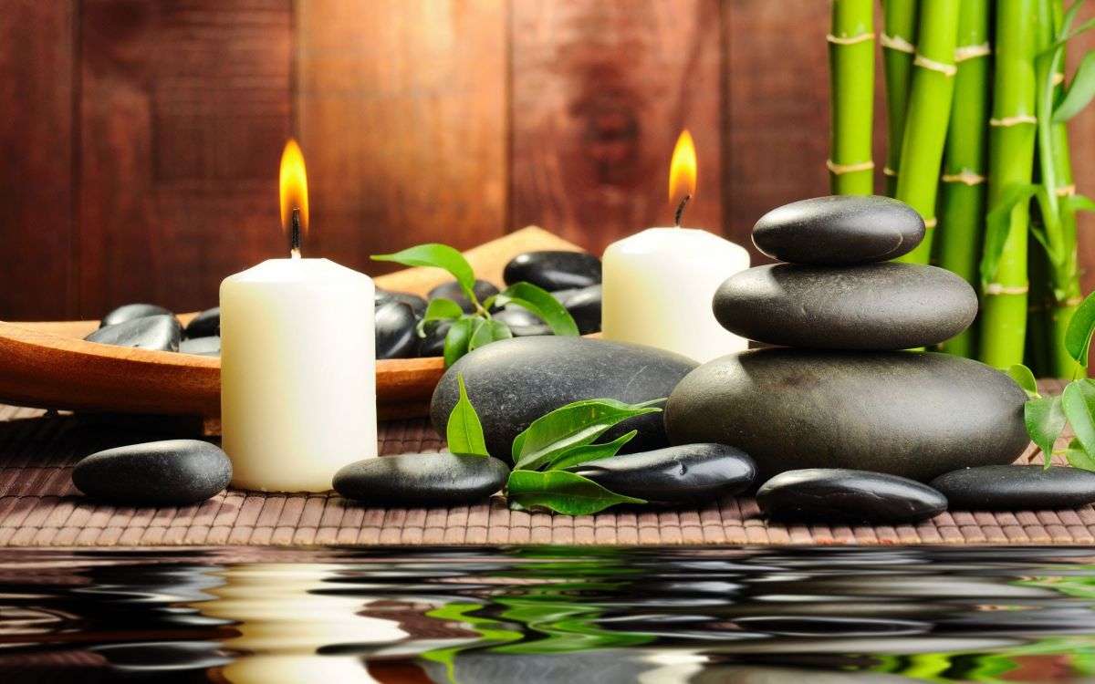 şam ilə spa daşları
