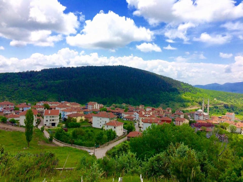 kızılcahamam köylerinin uzaktan çekilmiş fotoğrafı